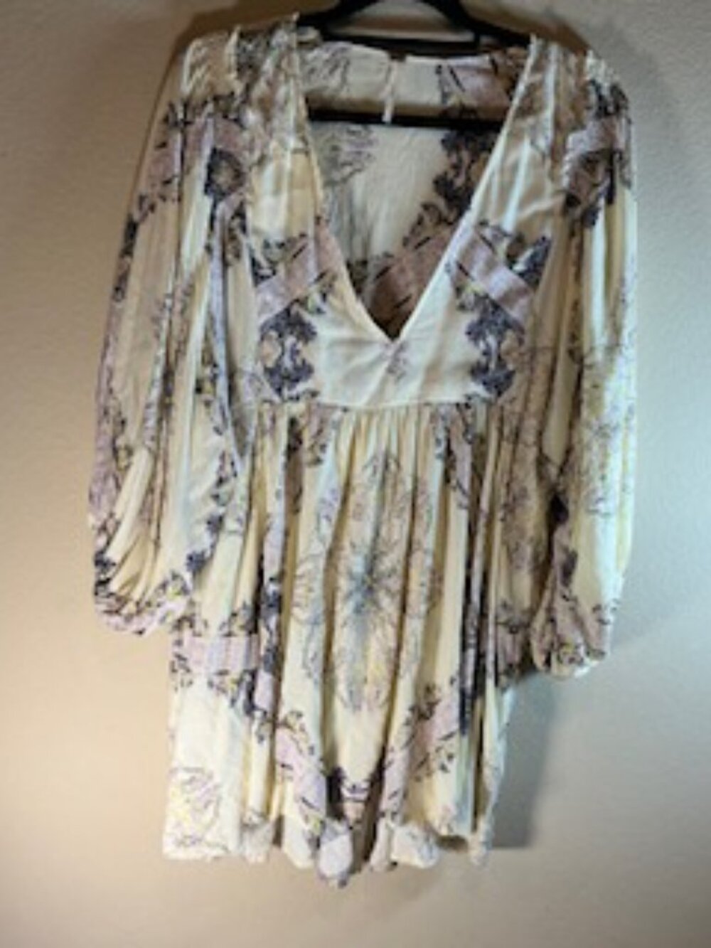 Free People Multicolored Women's Blouse, Size L